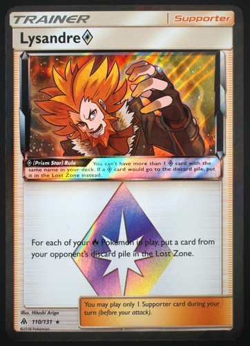 Lysandre ◇ 110/131 Forbidden Light Rare Pokemon TCG Card