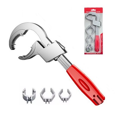 Multi-Function Sink Wrench Large Opening Faucet Tool for Bathroom and Household