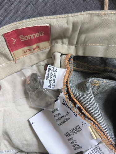 Jeans Sonneti Hurst Calce Suelto Talla 30R Col. Usados Lavado Sucio Años 90 De Colección - Imagen 13 de 13
