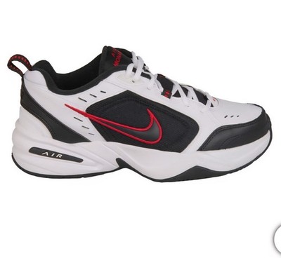  Nike Air Monarch IV White Black Red~ Size 8.5