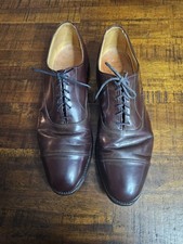 Allen Edmonds Park Avenue Brown Leather Oxfords Dress Shoes 12 D