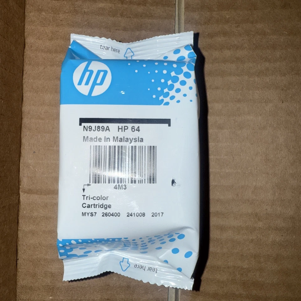 Genuine HP 64XL Tri-Color High Yield Ink Cartridge Genuine N9J89A OEM - Image 2 of 3