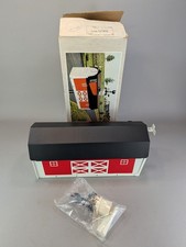 Vintage Fulton Country Life Red Barn Mailbox Steel Model RB-1