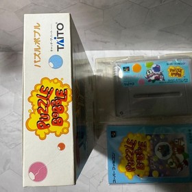 Puzzle Bobble Famicom Box Manual Japan Region