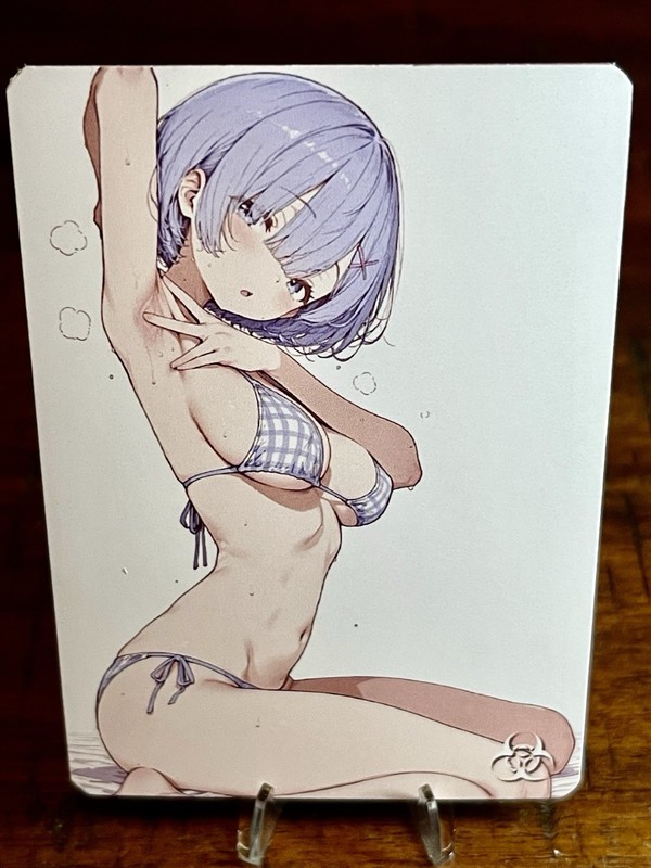 🥵 Rem (Re:Zero) Toxic Waifu Custom Spicy/Lewd Trading Card