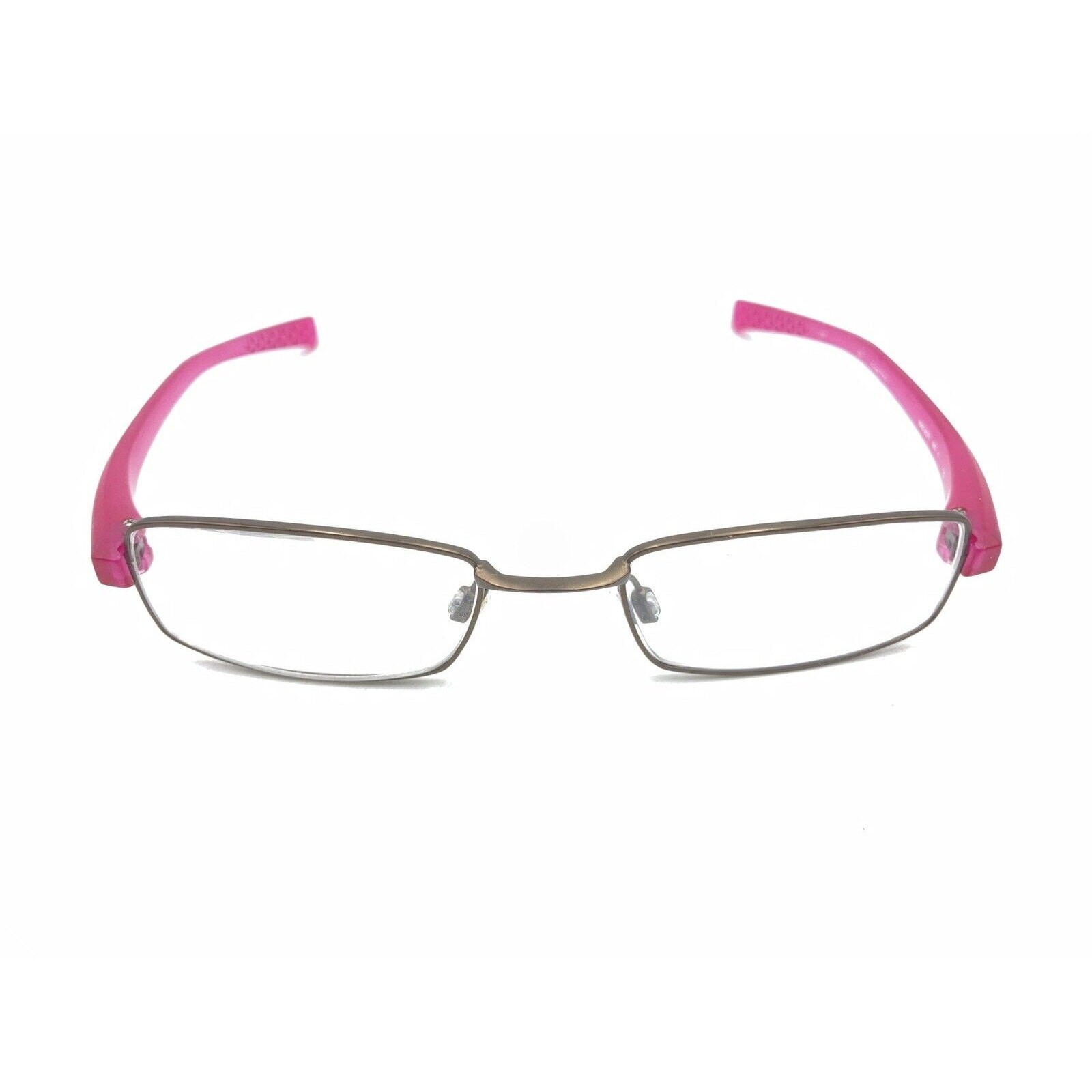 Nike 8071 065 Brown Pink Rectangle Eyeglasses Frames 48-18 135 Designer Sports thumbnail 2