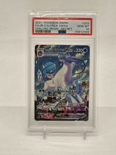 PSA 10 ICE RIDER CALYREX VMAX 203 CHILLING REIGN SECRET SWORD & SHIELD POKEMON