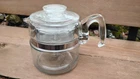 Vintage Pyrex Percolator 7754 coffee pot *Clear Glass 2-4 Cups* Complete