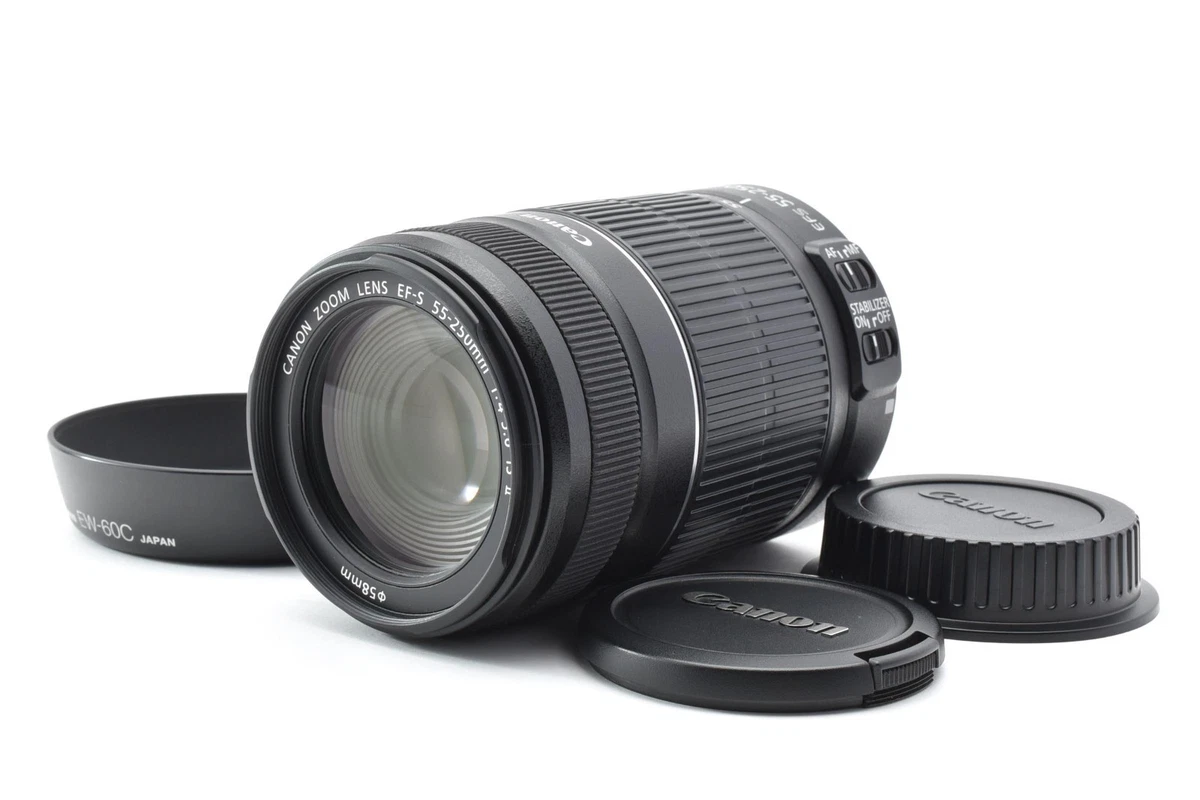Canon EF-S 55-250mm Focal Camera Lenses for sale | eBay