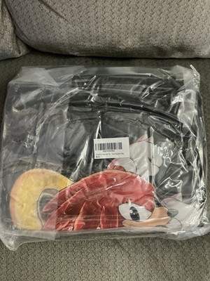 New Knuckles The Echidna Themed Backpack, Travel Bag, Red & Black