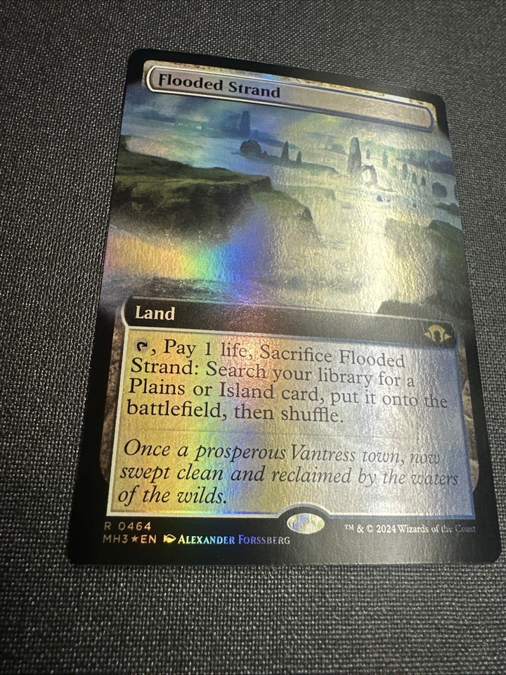 1x FOIL Flooded Strand (0464) Modern Horizons 3 MH3 MTG Magic LP - Image 2 of 3