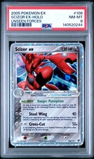 2005 POKEMON EX UNSEEN FORCES #108 SCIZOR EX-HOLO PSA 8 on eBay