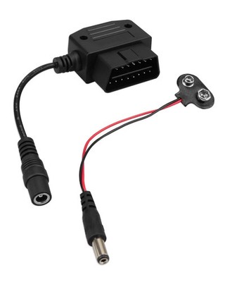 9V Battery Powered Memory Saver for Car Battery Fit for All OBD ll 16-Pin Int...
