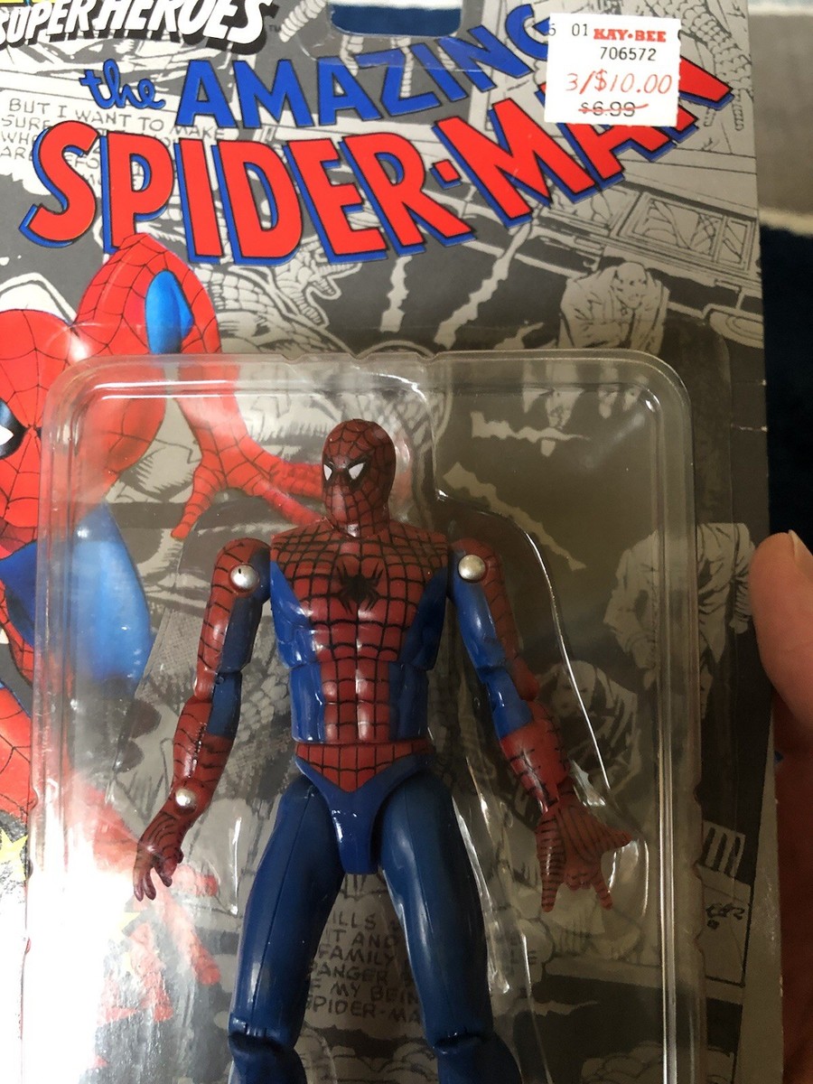 Marvel Super Heroes Spider Man Action Figure ToyBiz 1993 for sale