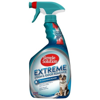 Simple Solution Extreme Pet Stain and Odor Eliminator 32 oz Spray, Original 