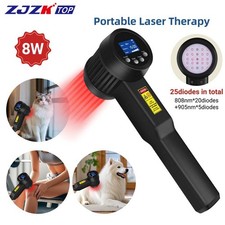 8W Dual Wavelength Cold Laser Therapy Device 808n/905nm for Back Neck Joint Pain