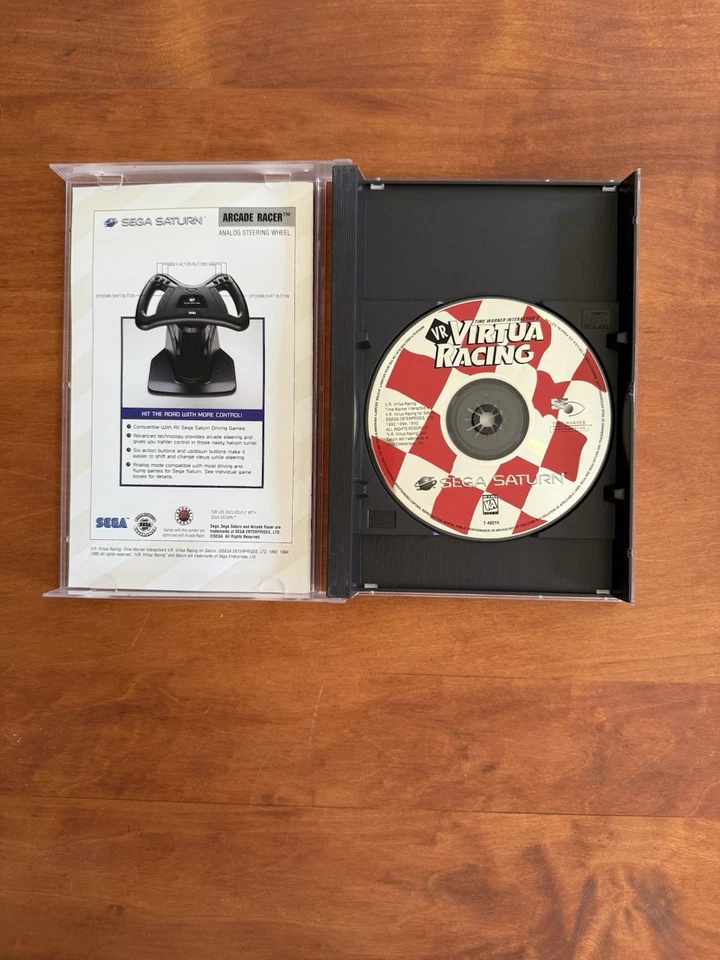 Virtua Racing (Sega Saturn) Excellent CIB Complete & Tested Ships Fast Free Ship - Image 2 of 4