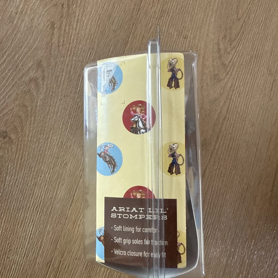 Ariat Lil Stompers Talla 1 Lápida Marrón, Azul y Blanco Botas de Vaquero Western Foto 3 de 4