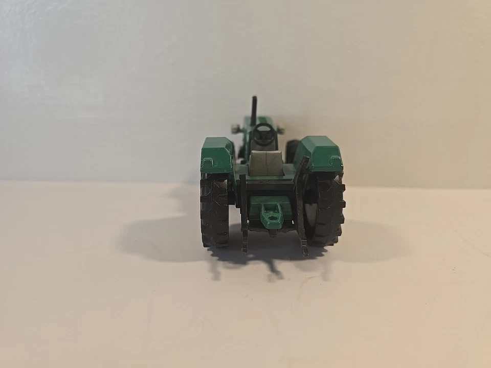 Majorette 压铸绿色和黄色农场拖拉机法国制造 1/65 — 第 4/4 张图片