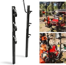 3 Place Weed Eater Rack Mount for Landscape Truck Trailer, Steel, Lockable​