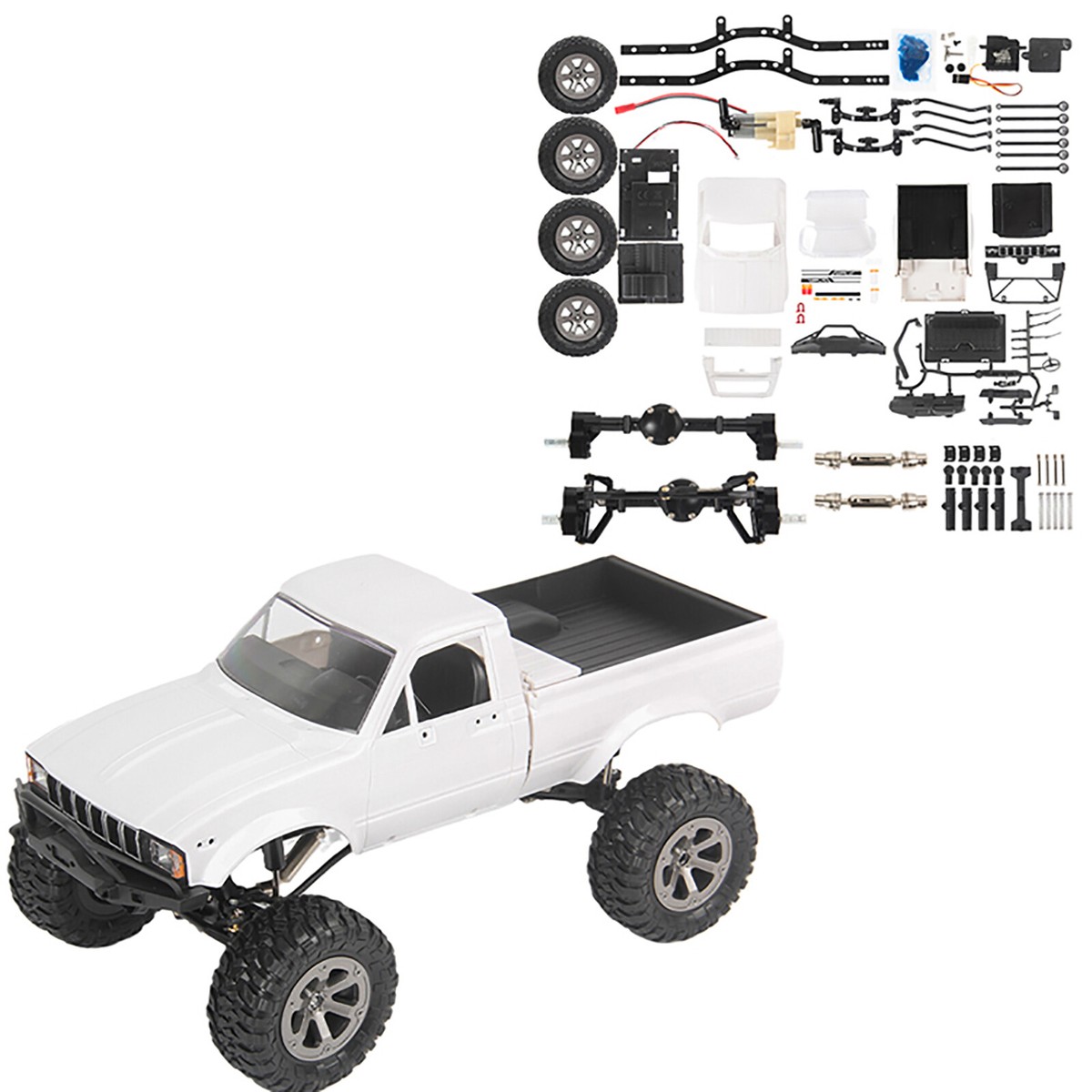 C24-1MKS 1:16 Portal Axle Version Crawler Pick Up 4WD Model RC Car