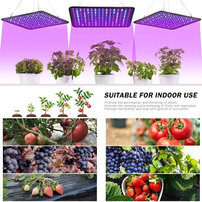 Ikodm Grow Light, 15 W Grow Light, Full Spectrum Plant Lamp