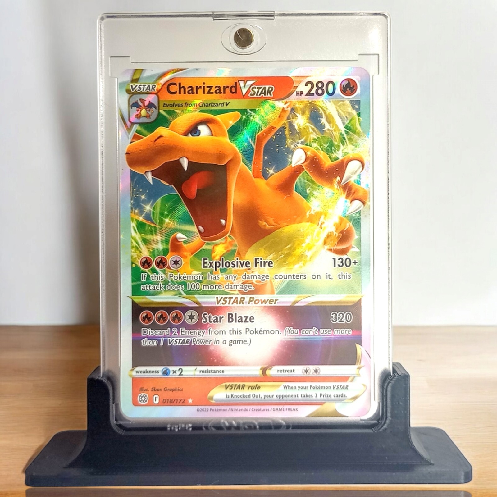 5pk One-Touch Mag Holder 35pt Black Display Stand: Sports, Pokemon - Stands Only-image