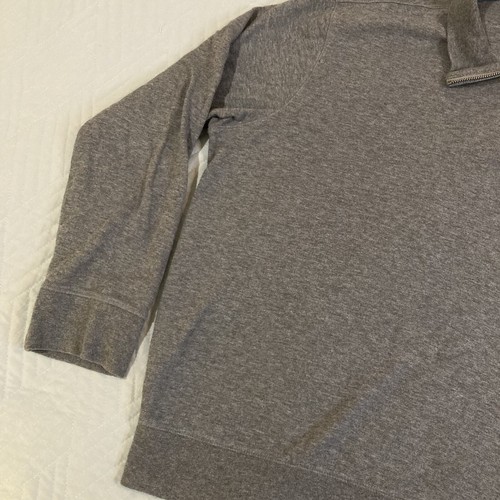 Vtg POLO RALPH LAUREN Rugby Shirt Sweater Pullover Top Boys XL Mens Medium Gray - Picture 3 of 9