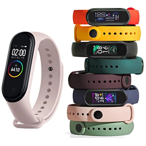 CINTURINO PER XIAOMI MI SMART BAND 3 4 5 6 BRACCIALE DI RICAMBIO SMARTWATCH TPU  - Foto 1 di 17