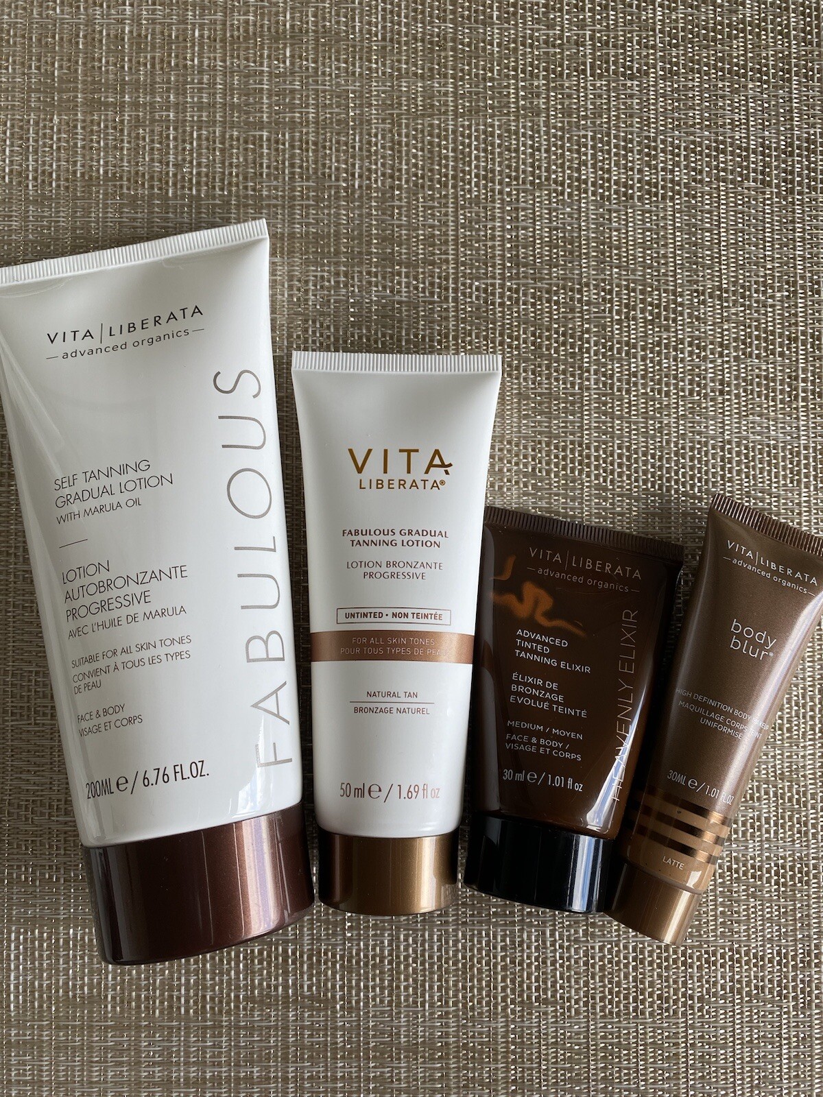 Vita Liberata Fabulous Self Tanning Gradual Lotion Set 4 Products Travel Size
