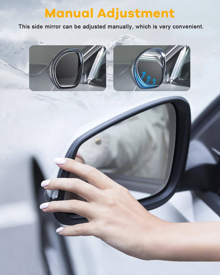 Manual Chrome Side View Mirrors Pair For 1973-91 Chevy C10 K10 Blazer Suburban Foto 2 de 4