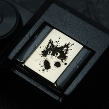 Brass Camera Hot Shoe Cover Cat For Leica Sony Canon Nikon ZFC Fuji X100VI XT5