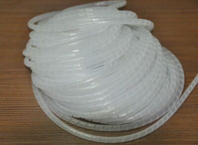 SWB-6 6mm Outer Diameter Spiral Wrapping Band PE Material 5M/Roll Protect Pipe #