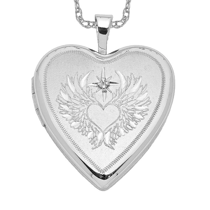 Collares y colgantes de moda con medallón de amor