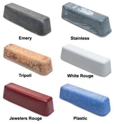 Eastwood Buff Set 6 Bars Different Aluminum Polishing Compounds Metals Plastic