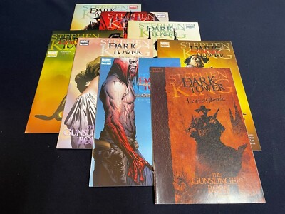 The Dark Tower: The Gunslinger Born #1-7, Sketchbook; Stephen King; 8 comics