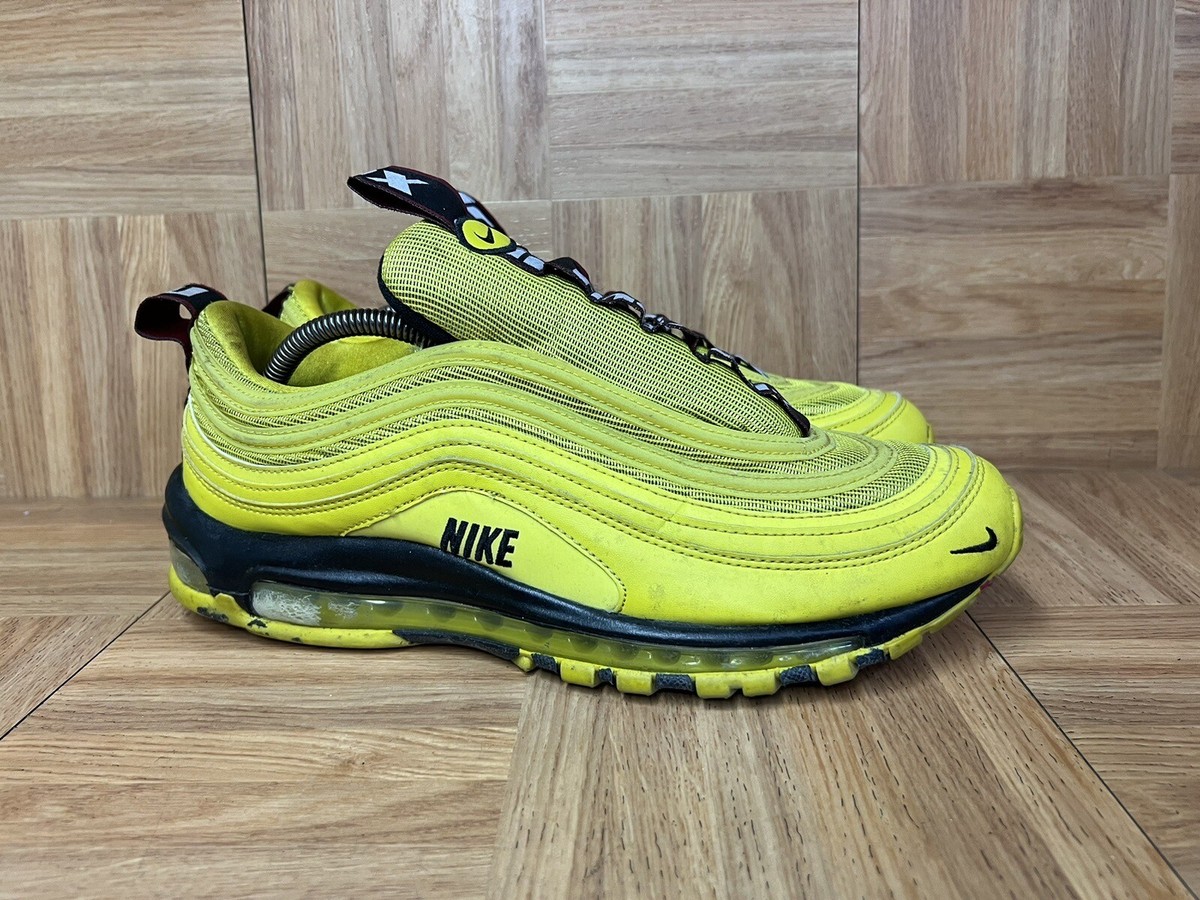 RARE🔥 Size 10.5 Nike Air Max 97 Bright Citron Yellow Black
