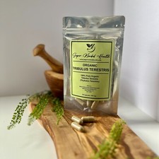 Tribulus Terrestris Capsules  Organic  600mg  Enhance Libido Health