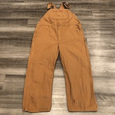 Dickies Carpenter Bib Overalls W216E06 48 x 30 Brown