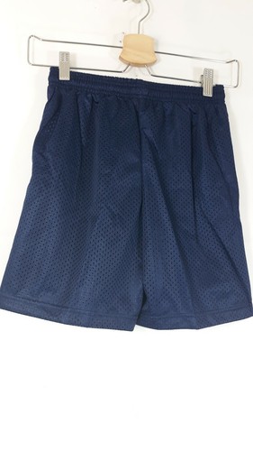 A4 Youth Blue Small Mesh Short Basketball Gym Running NO POCKET Shorts Lot of 2 - Picture 2 of 9