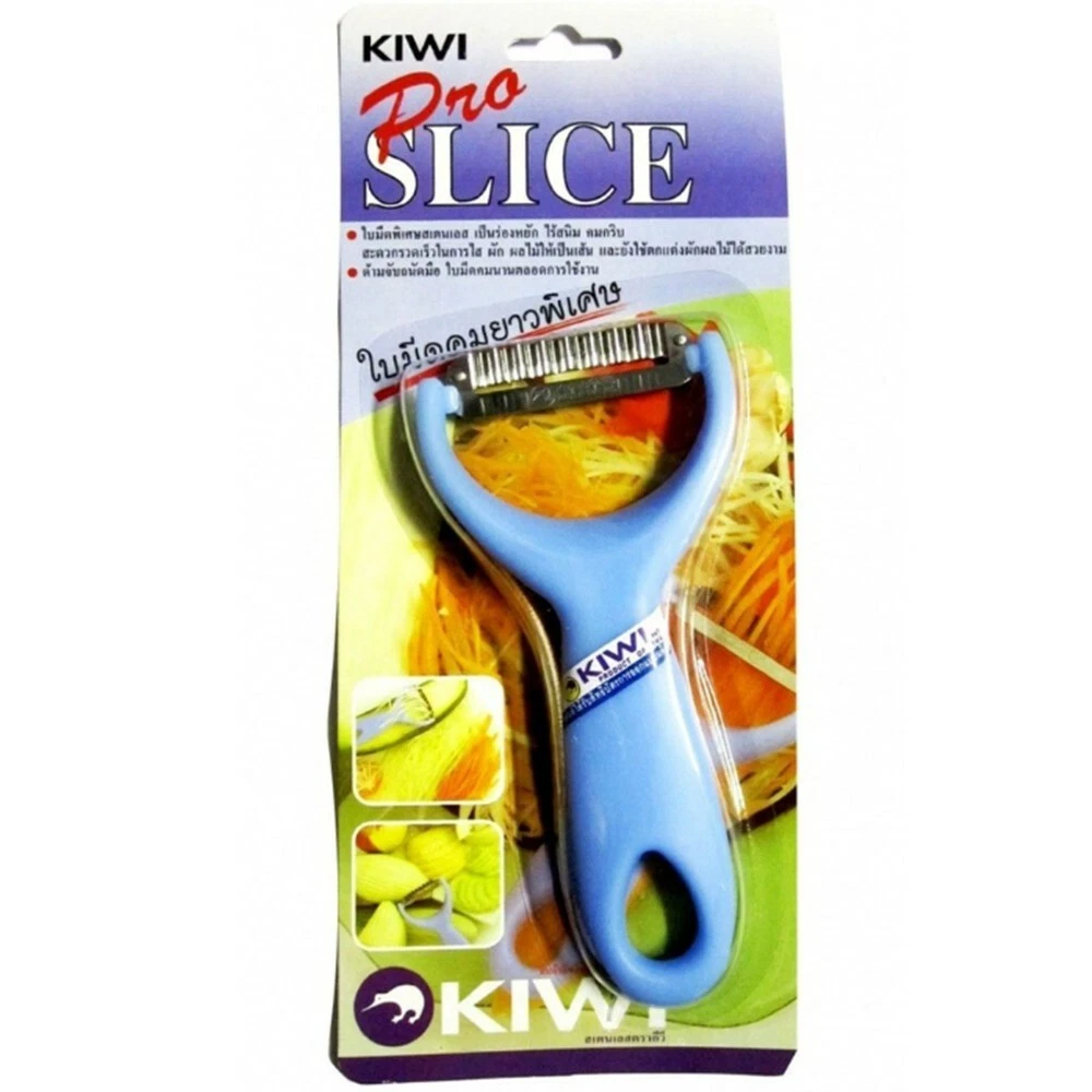 5 Pcs. Kiwi Pro Slice Wavy Blade Peeler zigzag stainless steel