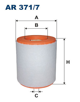 Filtron AR 371/7 Luftfilter FÜR Audi-image