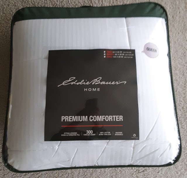 Eddie Bauer 700 Fill White Goose Down Comforter Queen Brand For