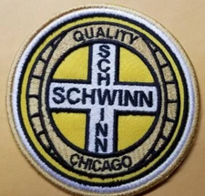 Embroidered Schwinn bicycle Patch 3.5"