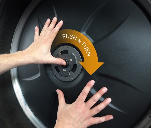 Flowbelow Aero Wheel Cover Set 4 Chrome Adjustable 22.5" Hub Caps Duals