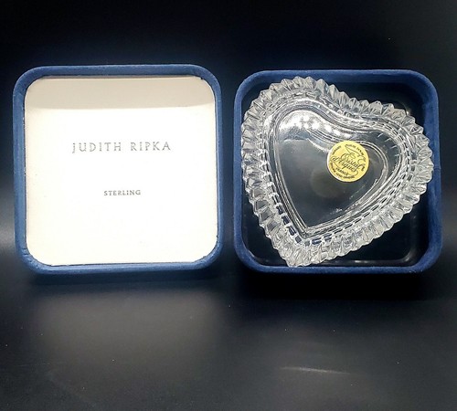 NEW Judith Ripka Home Heart Crystal Trinket Box in box - Picture 6 of 7