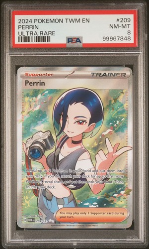 Perrin graded PSA 8 for sale on eBay