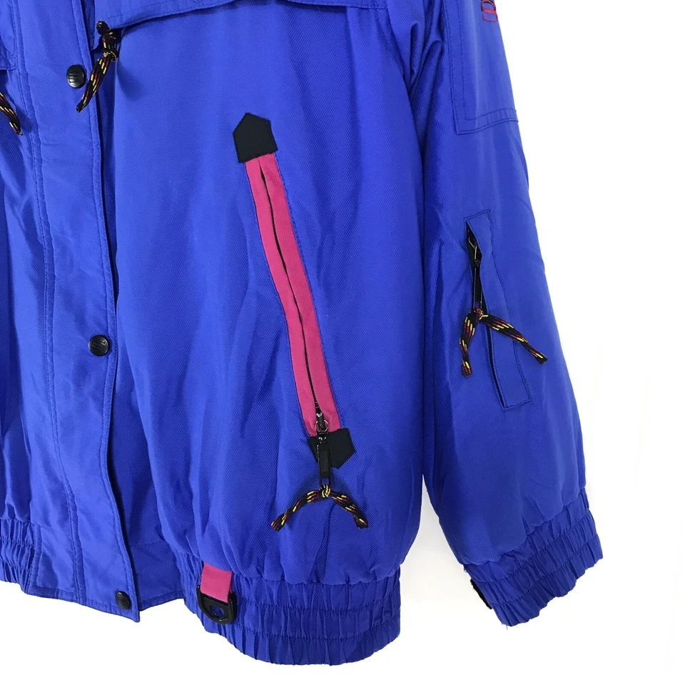Vintage Slalom Sports Insulated Snow / Ski Jacket Women's Size 12 Waterproof - Image 2 of 4