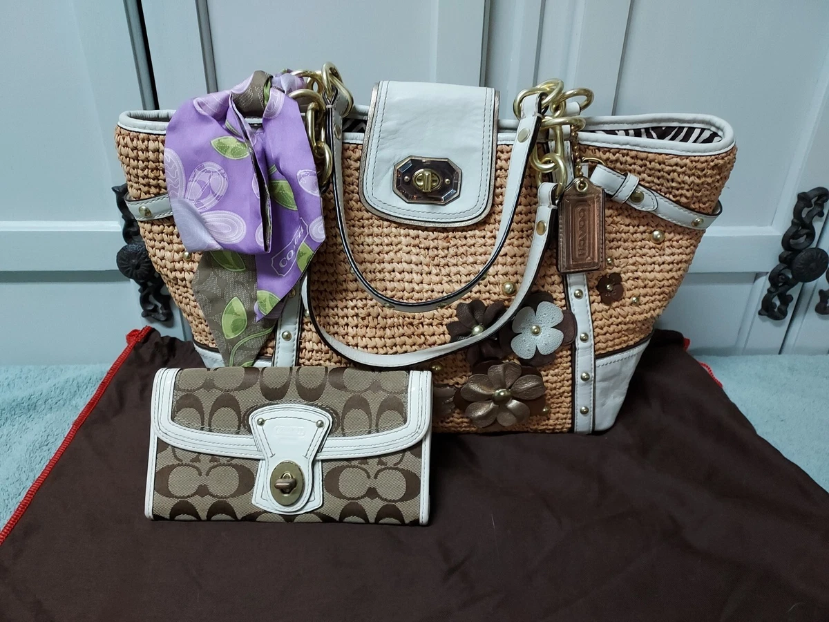 Coach Hampton Women's Straw Exterior Bags & Handbags for sale | eBay