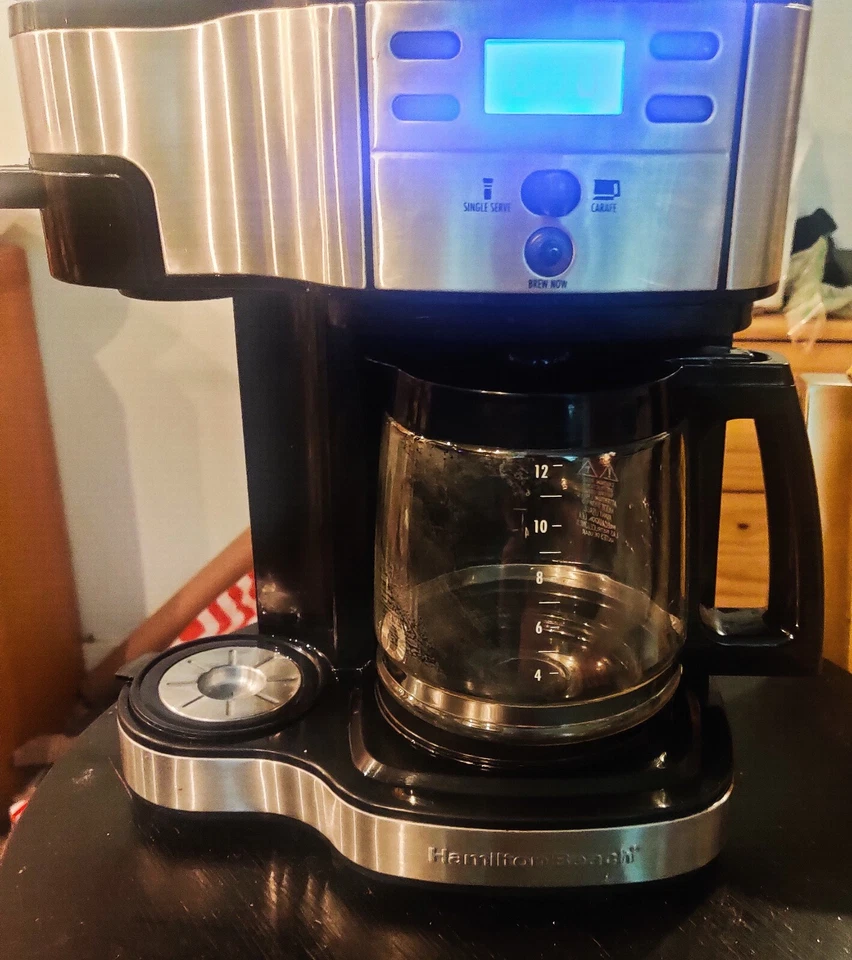 Hamilton Beach Drip Coffee Maker & Single Serve Machine2 Way12 Cup Programmable  - Image 2 of 4